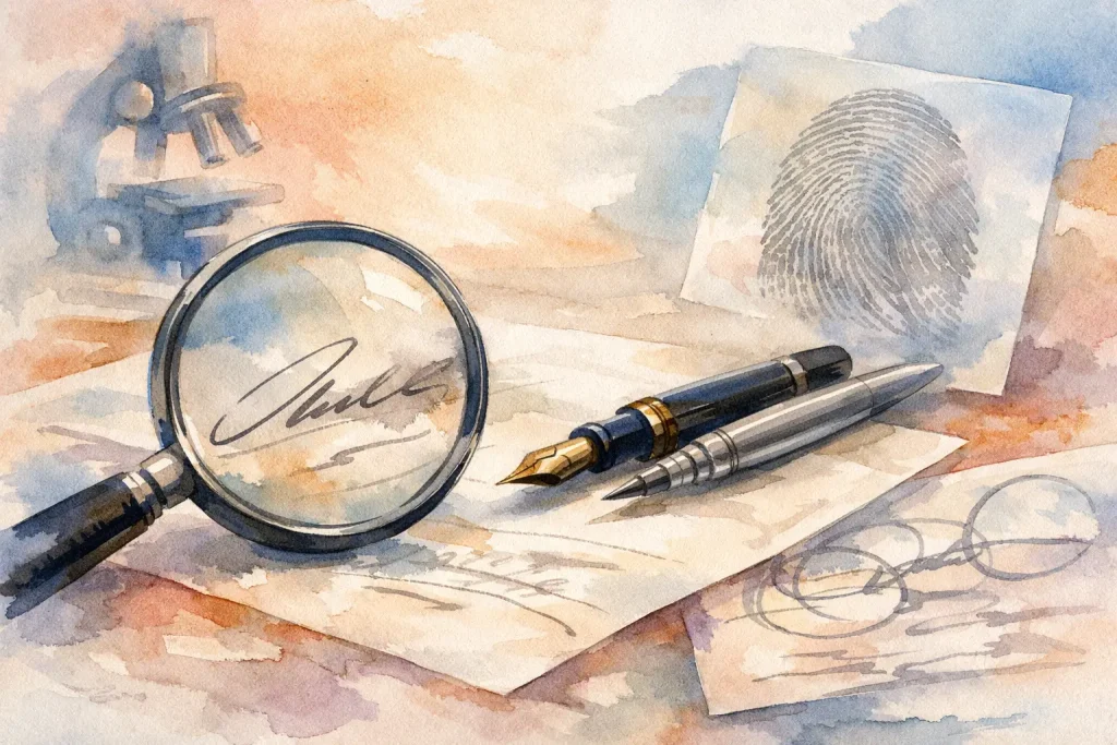 Como atuar em grafoscopia com preparo técnico