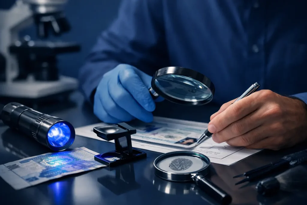 Formação em Documentoscopia Forense na Prática