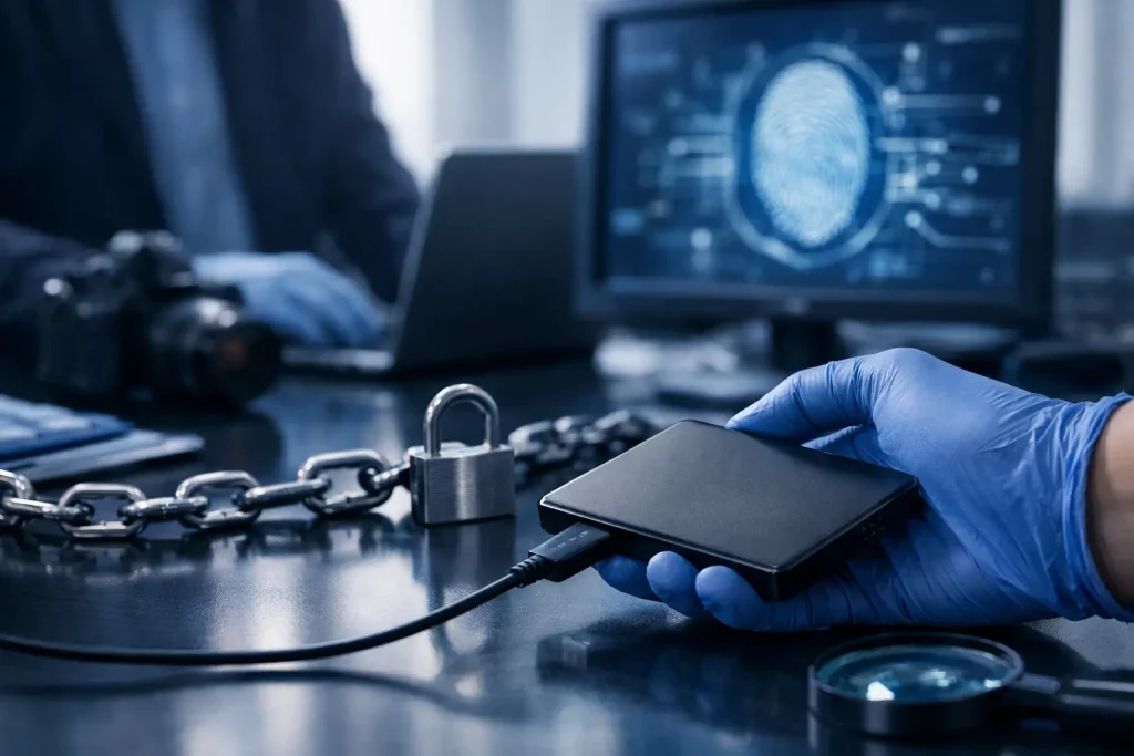 Guia de cadeia de custódia digital na perícia